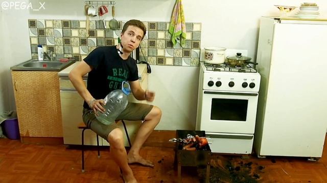 Гриль в домашних условиях. Сосиски гриль дома.