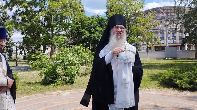 Слово епископа Елисея в день празднования Вознесения Господня на месте взорванного собора