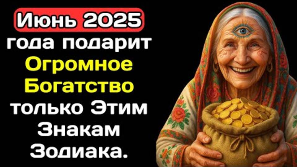 ИЮНЬ 2025 ПРИНЕСЁТ МНЕ 5 МИЛЛИОНОВ? ШОК! ТОЛЬКО ЭТИ 3 ЗНАКА ПОЛУЧАТ БОГАТСТВО