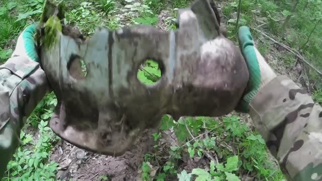 Поиск металлолома в лесу ⚙ Хорошие находки вдоль тропы