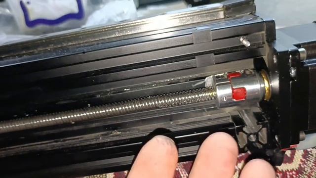 Фиксация ходового винта. Станок TTC450