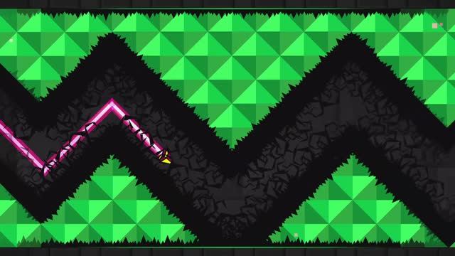 Geometry Dash ЛЕСНОЙ ХРАМ Геометри Деш FOREST TEMPLE BY MICHIGAN HARD DEMON