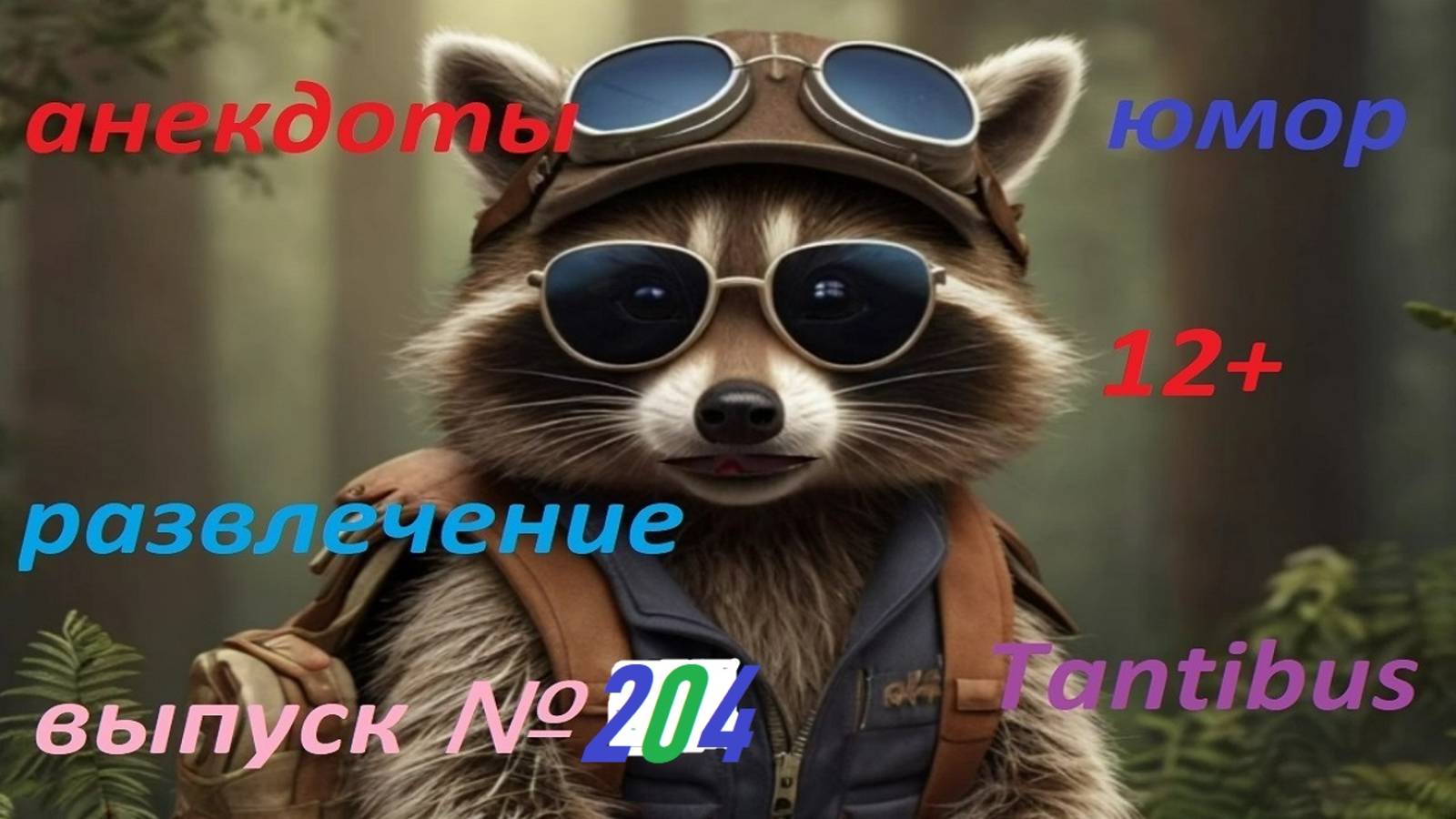 Енот пушок рассказывает анекдоты №204