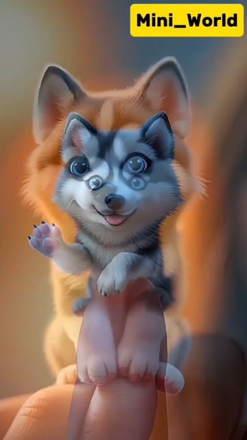 ДИВЕРСИЯ МИЛОТЫ! КРОШЕЧНЫЙ ХАСКИ АТАКУЕТ МОИ ПАЛЬЧИКИ!
#aiartwork #ai #aivideo  #aiart #aiindia #ии