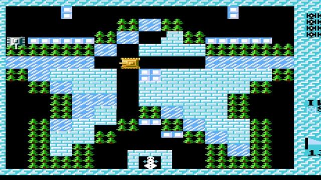 Christmas Tank v2 2 (Battle City Hack) (NES, 1985) Уровень 13