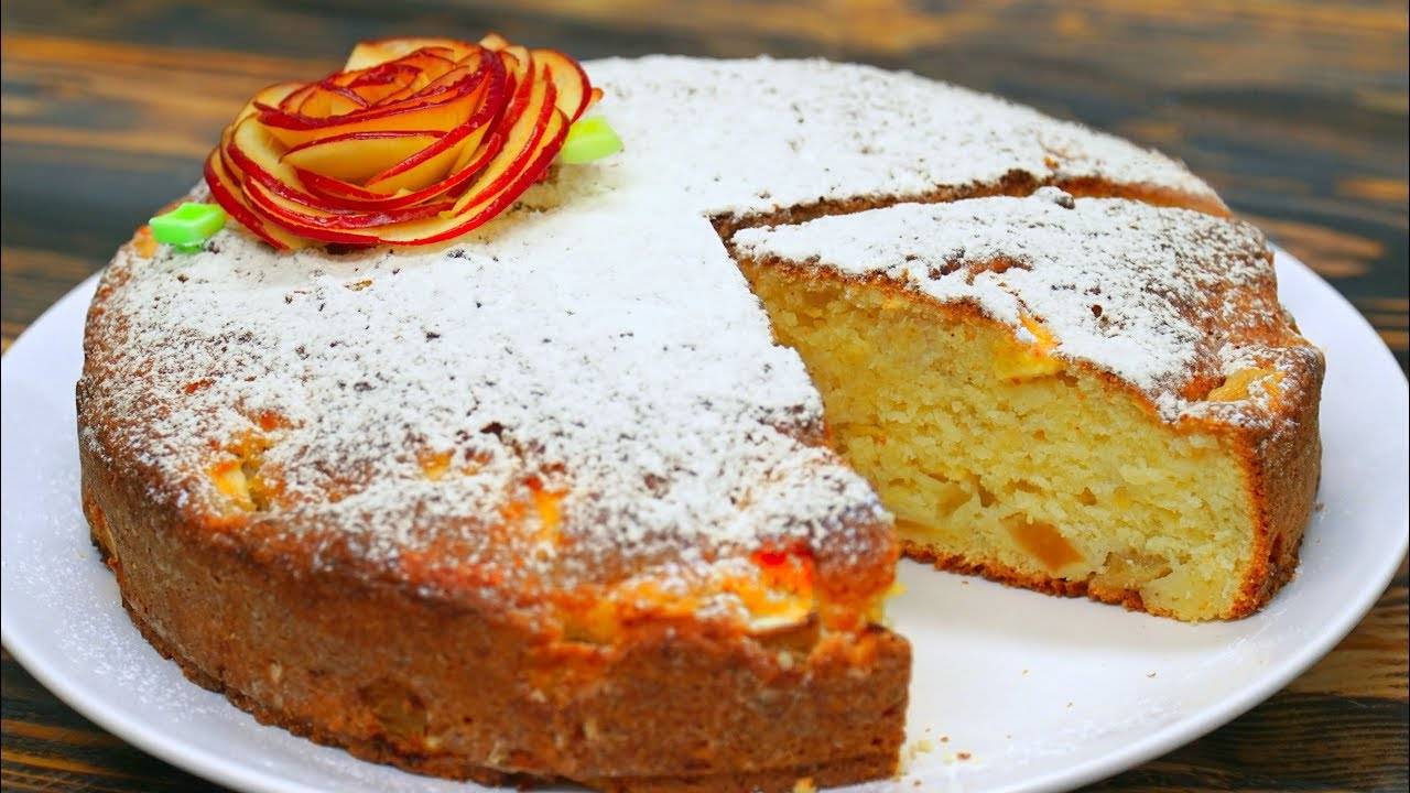 БЕСПОДОБНАЯ ТВОРОЖНАЯ ШАРЛОТКА с ЯБЛОКАМИ! ПРОСТОЙ рецепт