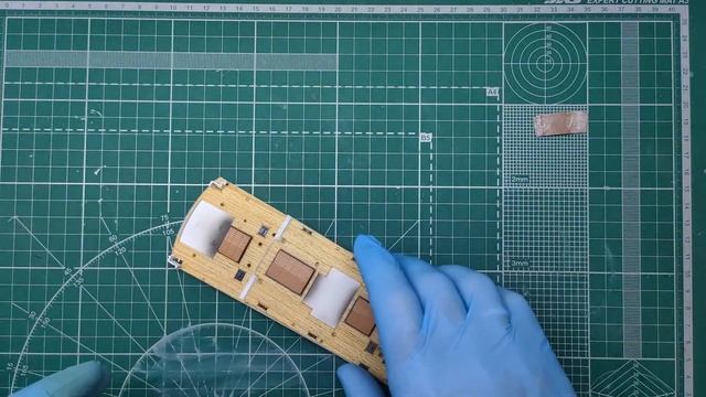 Теплоход Hikawa Maru 1/350 Hasegawa/Сборка модели (часть7)