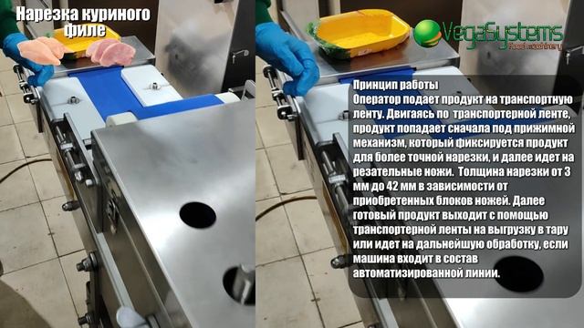 Горизонтальный слайсер Vega Meat Hor Slicer нарезка филе куриного, мяса, рыбы