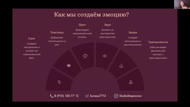 Дарья Степанова - От шаблонного дизайна к эмоциональному: создание среды через ощущения