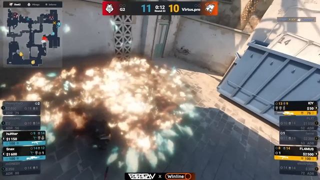 ЧЕТВЕРТЬФИНАЛ! G2 vs Virtus.pro - ЛУЧШИЕ МОМЕНТЫ - PGL Bucharest 2025 | ?