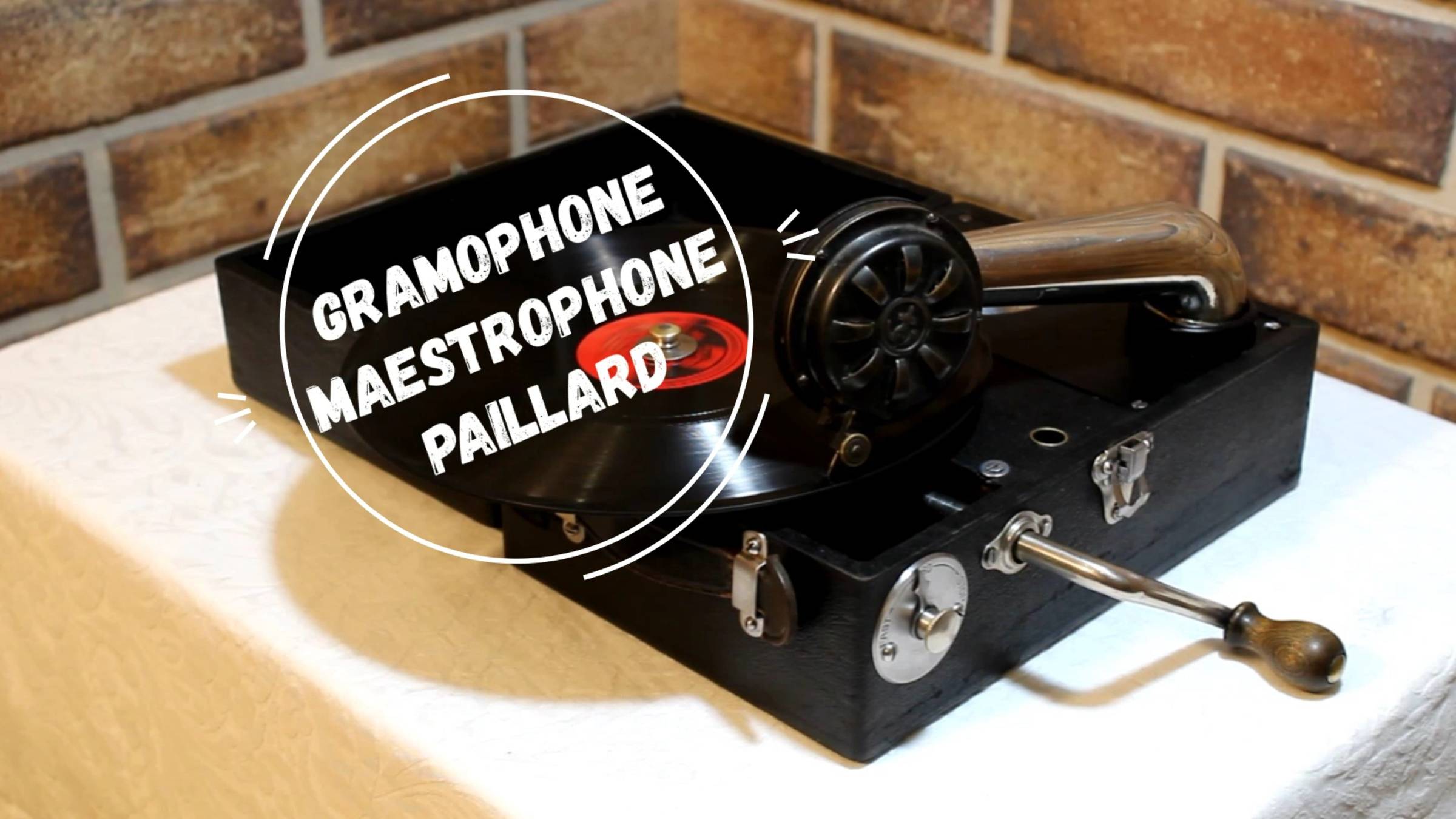 Граммофон Paillard Maestrophone. Музей граммофонов Хобби Ее Хозяина. Веселая поездка, музыка З. Маля