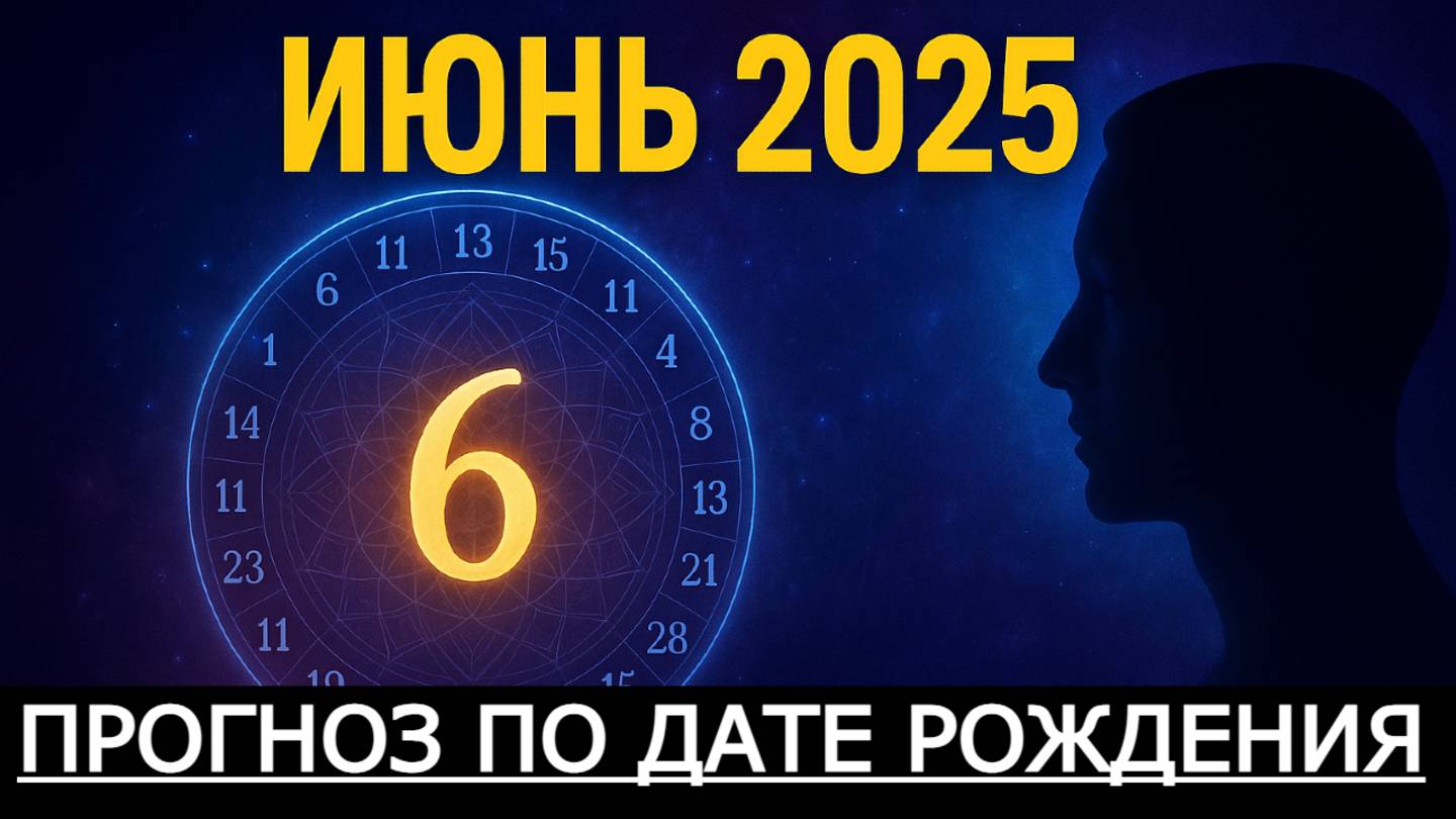 Нумерологический прогноз на ИЮНЬ 2025 по дате рождения — важные перемены и кармические события