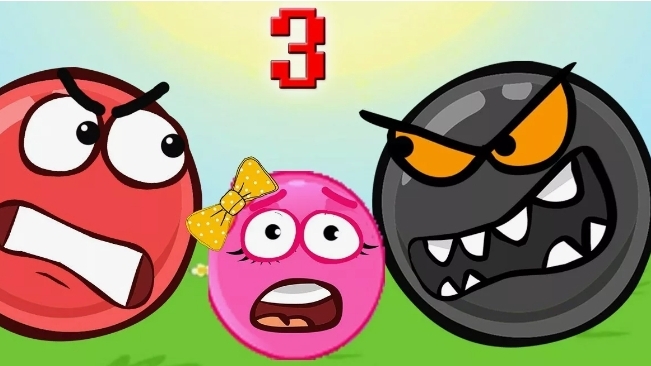 Red ball4, Red ball 5 , red ball 6 , КРАСНЫЙ КОЛОБОК,  КРАСНЫЙ ШАРИК,  НЕСНОСНЫЙ Шарик  МУЛЬТИКИ