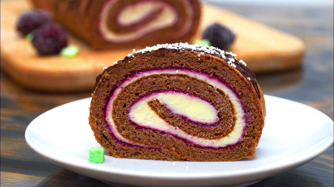 ПРОЩЕ НЕ БЫВАЕТ! ЭТОТ РУЛЕТ ПОКОРИТ ВСЕХ! ВЫПЕЧКА К ЧАЮ