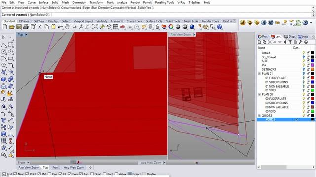 5.3 Modeling forms and voids to define our massing - ThinkParametrik