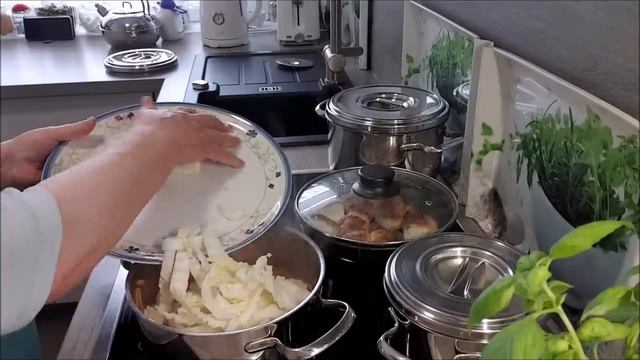 Рыба на овощной подушке !Рис на гарнир! Домашняя еда Кухня Рецепты