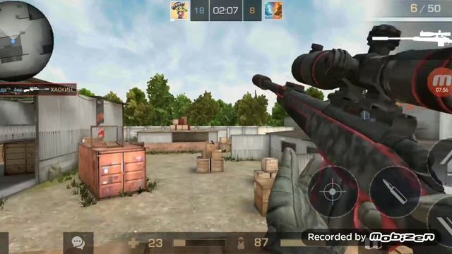Играю с другом в standoff2 дуэль снайперов