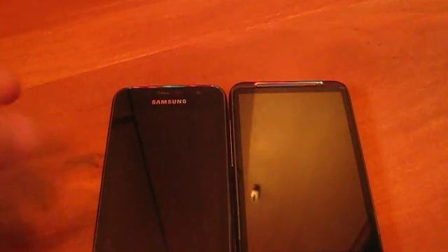 Samsung 9003 Lock Screen Sense 3.0 Обзор.AVI