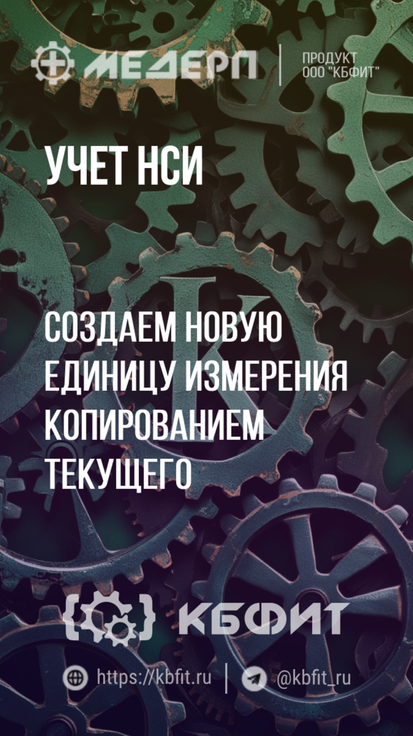 КБФИТ: МЕДЕРП. Учет НСИ: Создаем новую единицу измерения копированием текущего