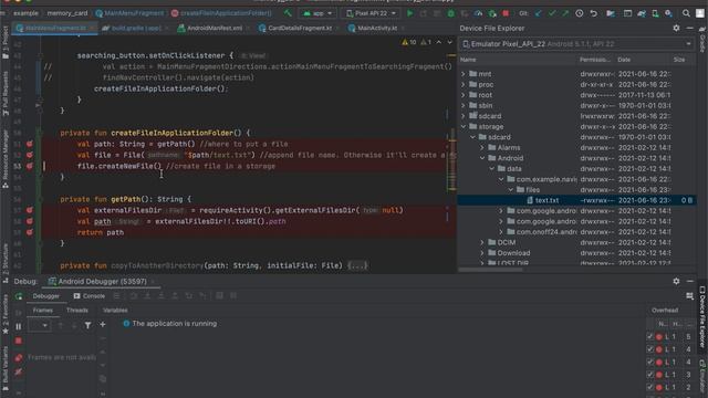 Як програмно створити файл або папку на пристрої Android.
