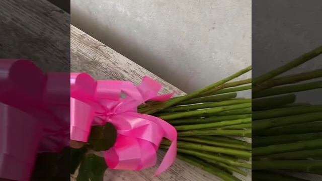 Букет розовых роз 41 шт. 70 см. "Восхитительный пинк"