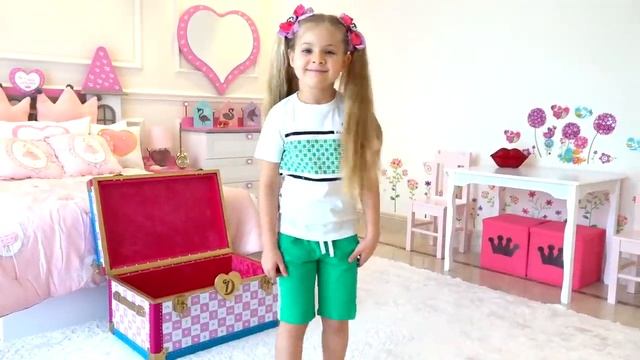 ДИАНА И РОМА - Диана собирается на вечеринку - платье и прическа