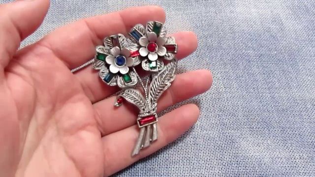 84. Распаковка. Броши. Цветочный рай.