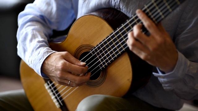 F.Tarrega, Adelita, guitar Antonio de Torres 1889