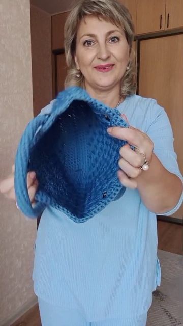 СУМКА 👜 ЛЕТНЯЯ, АЖУРНАЯ ИЗ ПОЛИЭФИРНОГО ШНУРА. 💞