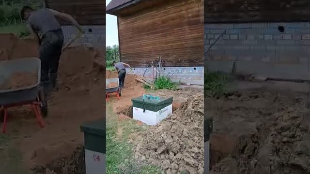 8.977-115-03-03  gidrocfera.ru Монтаж септика ТОПАС-  4Пр. Голицыно Одинцовский р-он