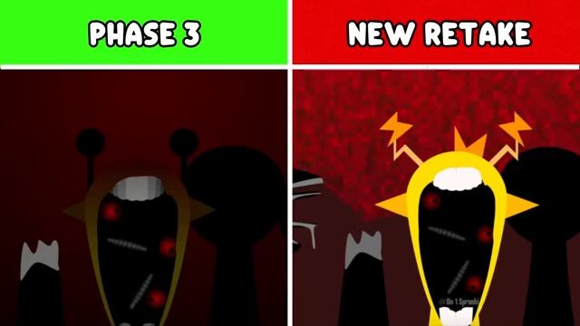 Incredibox Sprunki: Фаза 3, но новая версия Retake (новый мод)
