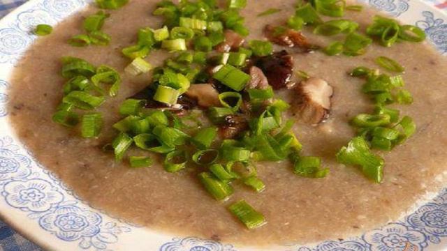Суп-пюре из грибов и картофеля
