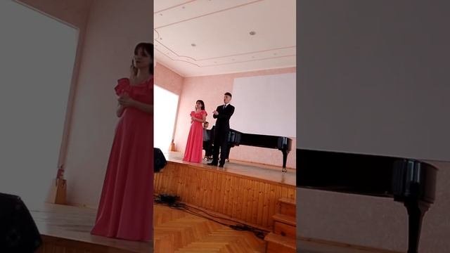 Музыка А. С Аренский, слова Хомякова ﹤Ноктюрн﹥ 
Дуэт: Вадим Литвиненко и Милена Абраамян.