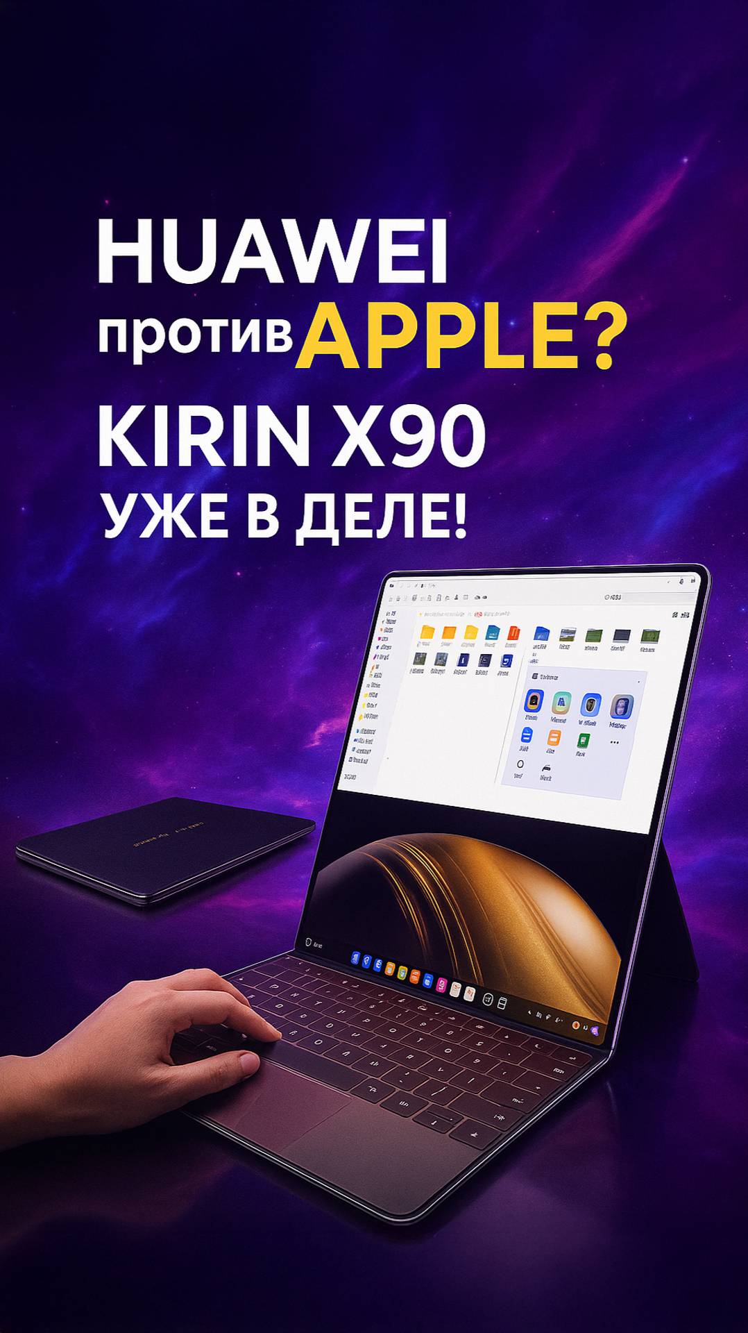 Новый чип от Huawei бросает вызов M-серии Apple