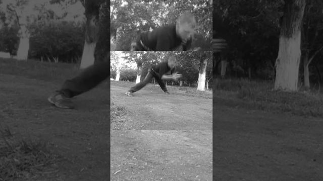 Тренировка в парке. разные виды отжимания.  Street Workout. ту