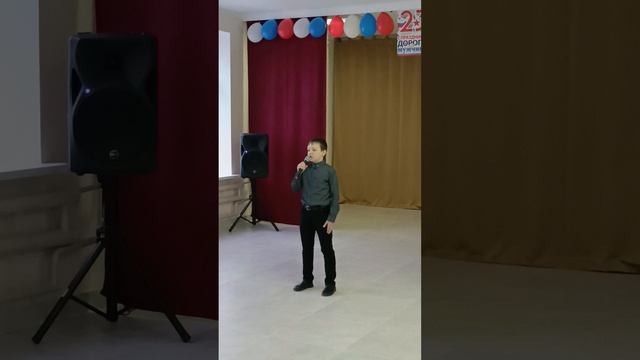 Андрей с песней "Россия и я"