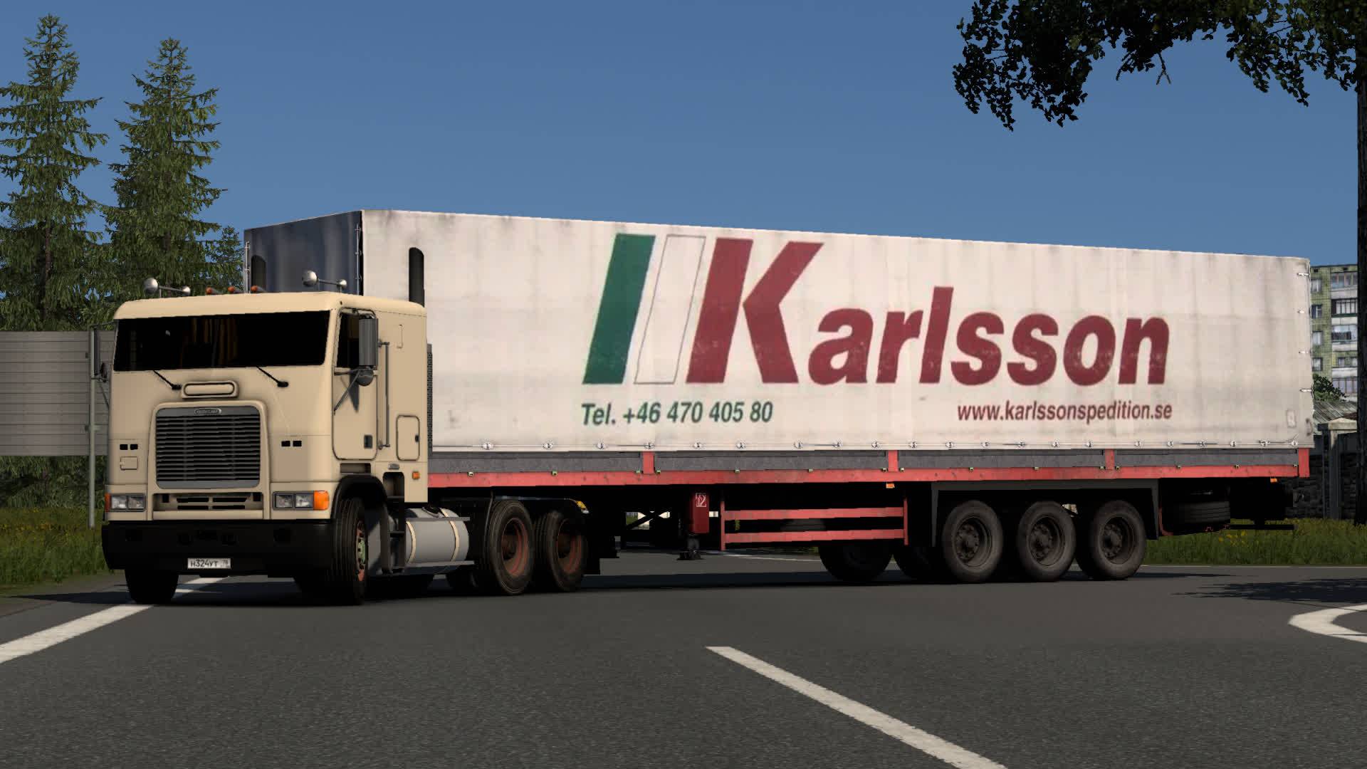 316 / ETS 2 1.53 / Русская сборка / Freightliner FLB / В Беларусь.