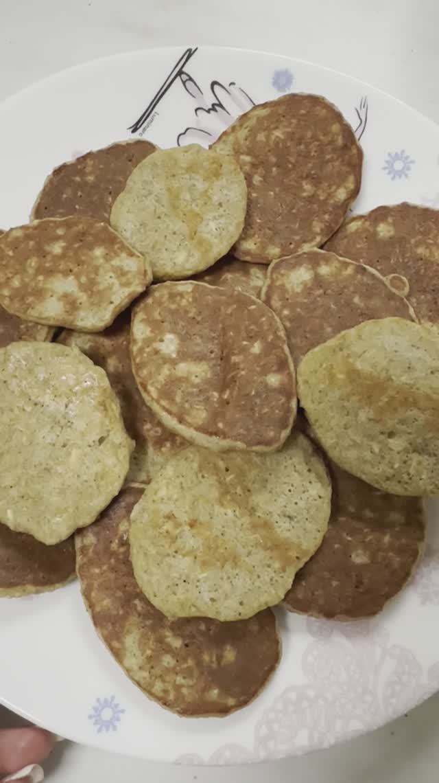 Банановые оладьи из овсянки