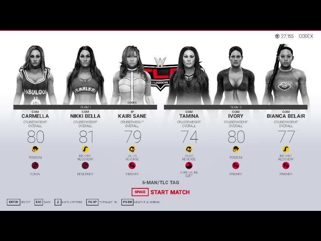 WWE 2K19 битва девушек