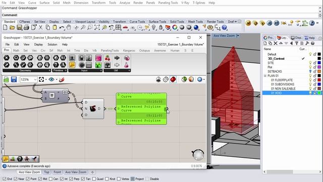 5.2 Sketching floor plans layouts according to program - ThinkParametrik