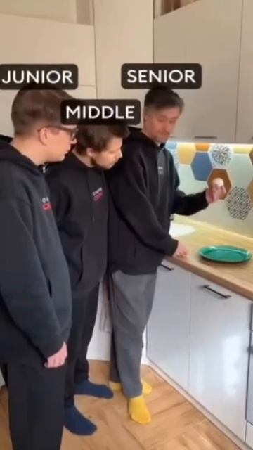 Разница между Senior, Junior и Middle