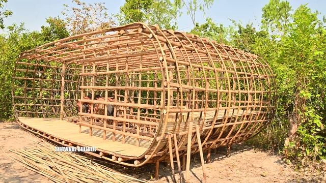 How To Complete Craft-Bamboo Villa And Swimming Pools Inside, Fireplace  Part I