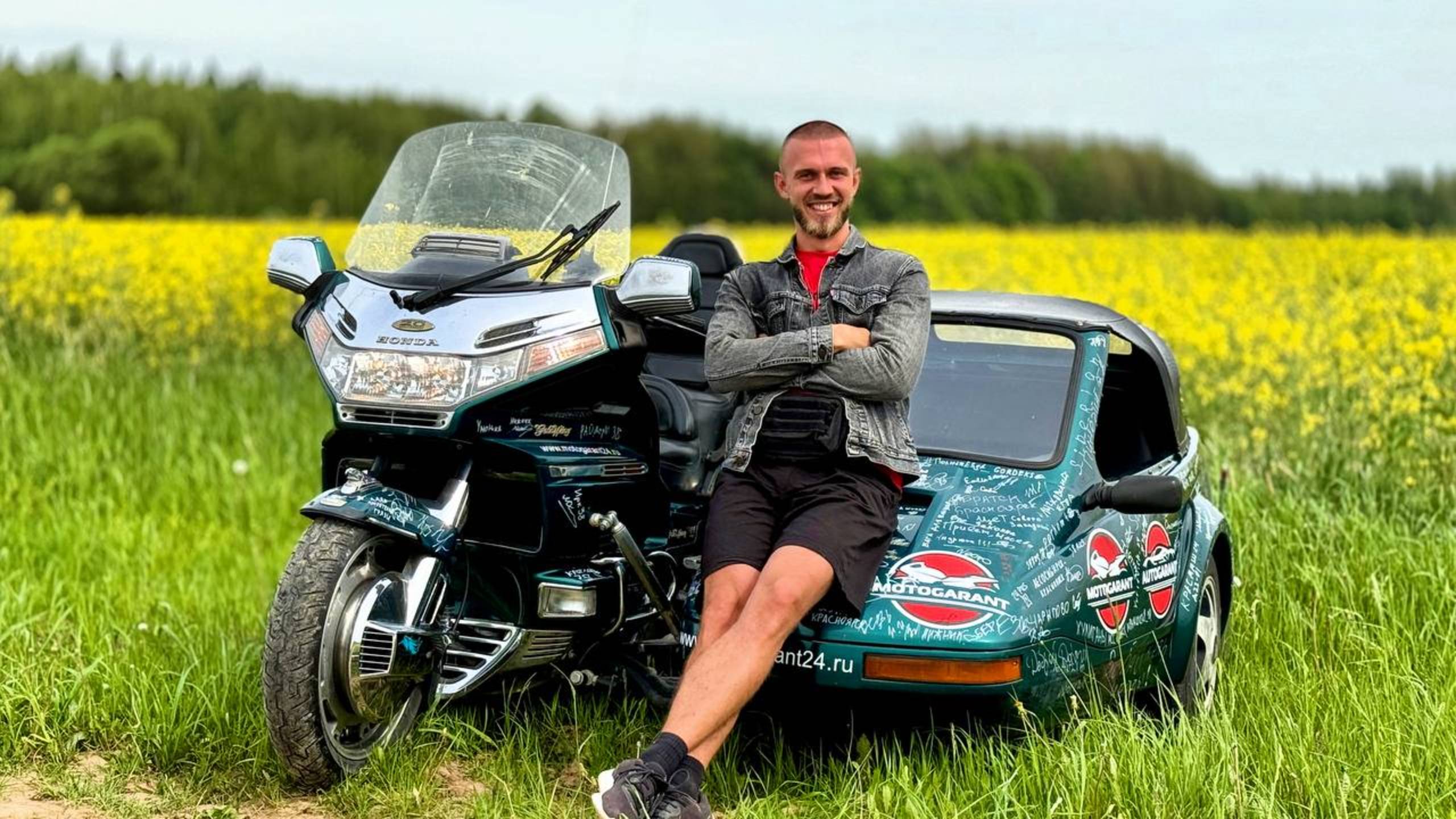 ЭТО ПРАВОРУЛЬНЫЙ ЯПОНСКИЙ УРАЛ! Обзор и тест мотоцикла Honda Gold Wing 1500 с коляской