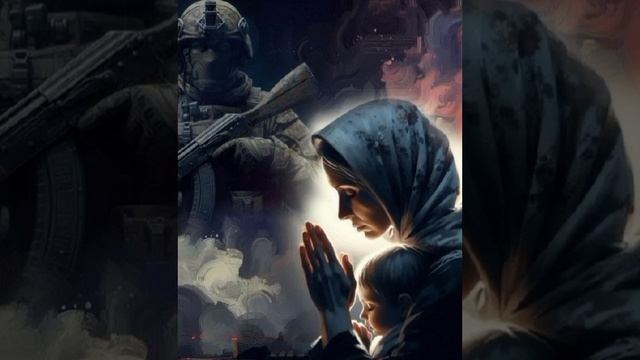 Помолитесь за нас, за живых и за павших! Российский воин