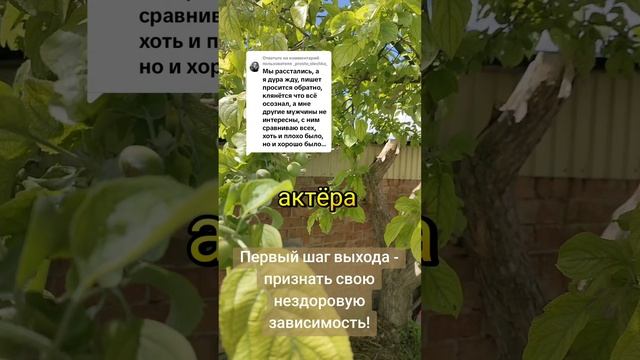 Первый шаг выхода из созависимости
