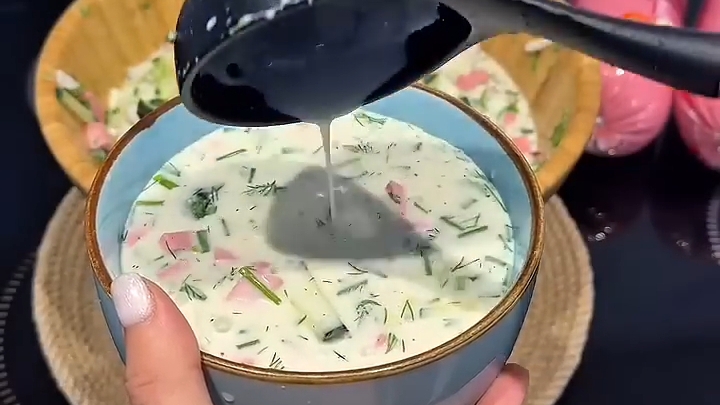 Вкуснейшая Окрошка на газировке...🥣🥛😋