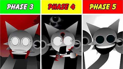 Incredibox Sprunki: Лечение Венды, но Фаза 3 против Фаза 4 против Фаза 5
