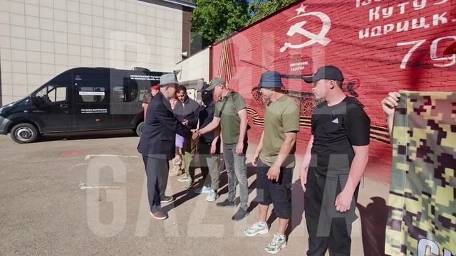 В Бугульме прошла очередная отправка контрактников