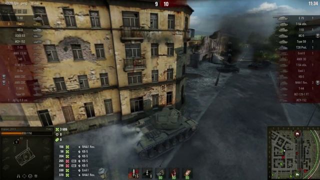 Бой Т54Е1 (Часть 3)