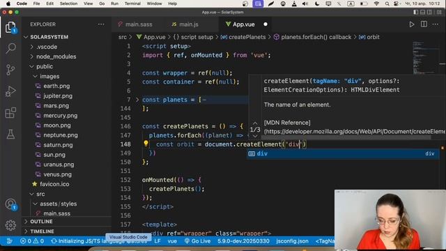Пишем JavaScript/CSS анимацию с нуля — создаем проект солнеч